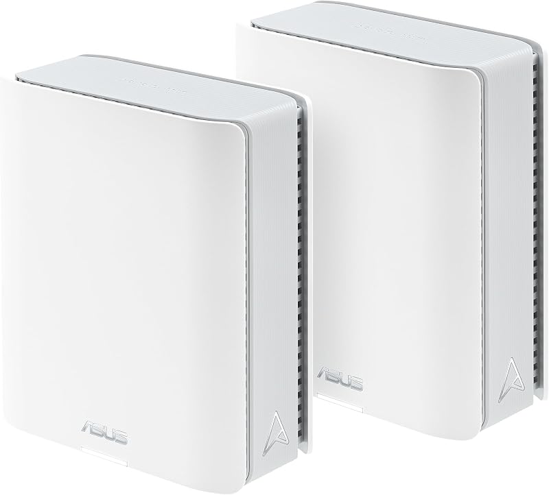 ASUS ZenWiFi BT10 Tri-band WiFi 7 Mesh 18 Gbps 2 Pack Dual 10G Ports