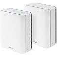 ASUS ZenWiFi BT10 Tri-Band WiFi 7 Mesh, 18 Gbps, 6000 sq.ft (2pk), Dual 10G Ports, Security and Parental Controls Included, Smart Home Master SSIDs, 4G & 5G Mobile Tethering