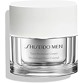 Shiseido Men Total Revitalizer Cream - 50 mL - Anti-Aging Moisturizer - Addresses Five Skin Aging Concerns for Men - Non-Comedogenic - Ideal for Normal to Dry Skin Types
