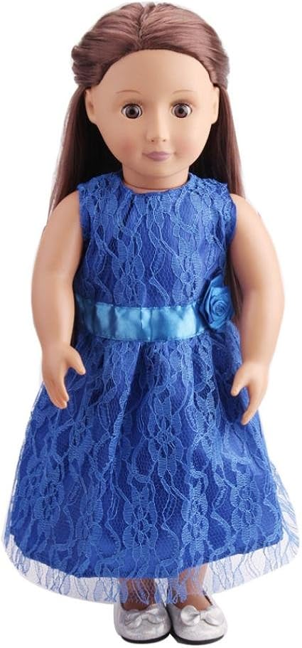 Sunward Baby Boys 1 Set Prince Dress Fit American Doll Handmade Clothes for 18 inch Dolls Blue