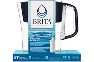 Brita 6 Cup Filter Pitcher with Smart Light Indicator, Reduces Chlorine taste and odour from Tap Water, Filters 151 Litres, D