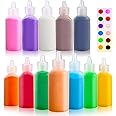 Fottaqqan 12 Pcs Art Sand,Colored Sand Kit,DIY Arts & Crafts Sand for Kids,Fine Sand for Wedding Decor,Painting,Children