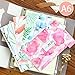 Chris-Wang Elegant Colorful Fresh Style Category Page Day Planner Divider Index Page Tab Cards Notebook Accessories, Match for A6 6-Holes Ring Binders/School Stationery, 5 Sheets/Set