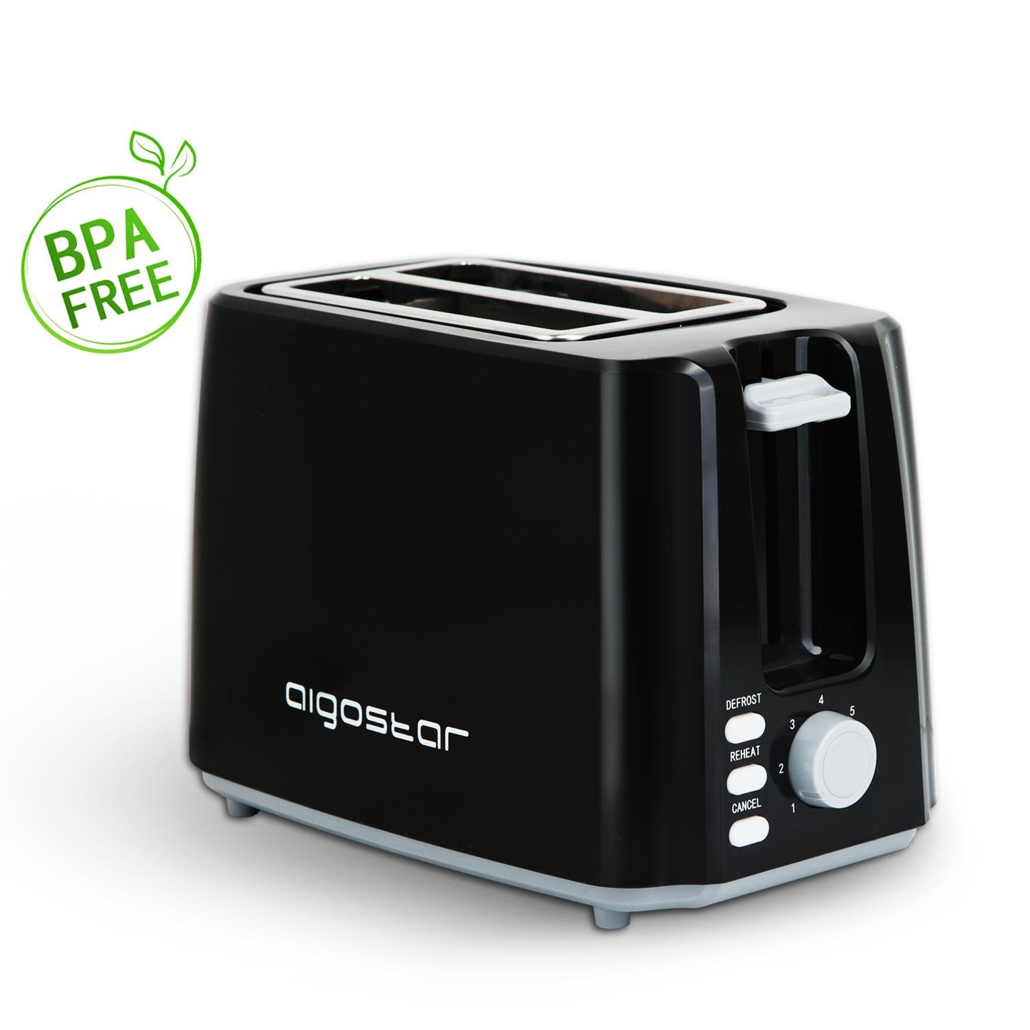 Aigostar Warrior JRL – Tostador para dos rebanadas con niveles de tostado