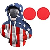 Car Gear Shift Hoodie Gear Shift Cover Universal Car Shift Knob Hoodie | Gear Shift Cover Car Cup Coaster set, Mini Hoodie Automotive Interior Cute Gadgets Accessories