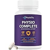 PhysioTru Physio Complete CoQ10 Supplement - Superior Nutrient Absorption, Antioxidant & Energy Support - Coenzyme Q10 Ubiquinone with Fulvic Acid, Magnesium Taurate & Reishi Extract - 1 Pack