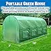 BenefitUSA Multiple Size Large Greenhouse Walk in Outdoor Plant Gardening Hot Greenhouse (16'x7'x7')