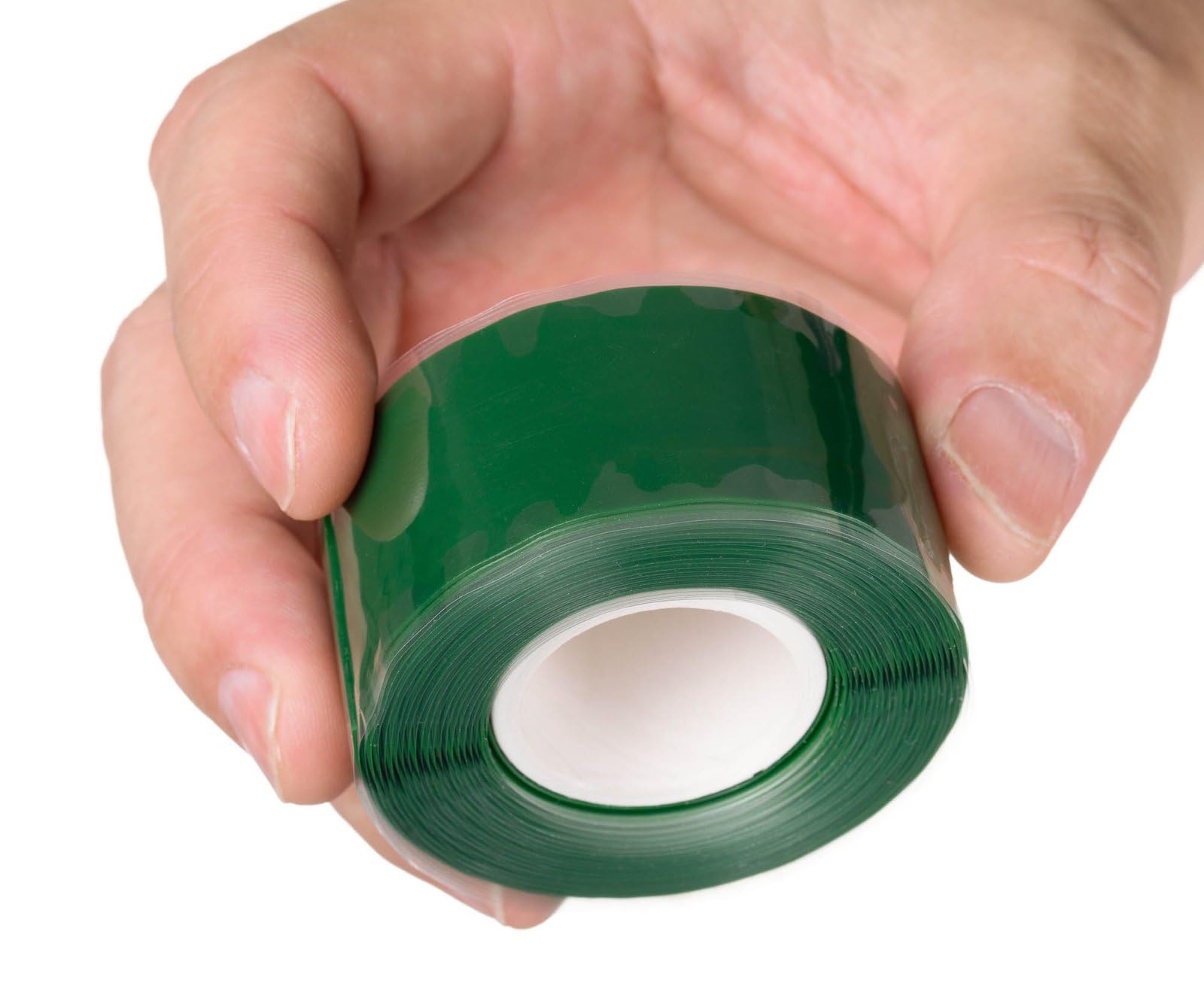 YoiYee Self-Amalgamating Tape - Waterproof Self-fusing Silicone Rubber for Plumbing, Leak Stop, Pipe Sealing, Hose Repair, and Electrical Insulation - 3m x 25mm, Green