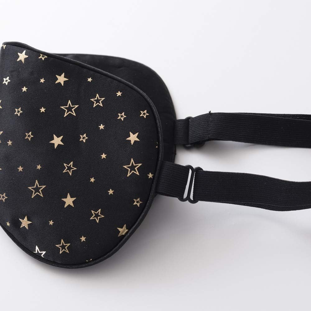 Tim&Tina Silk Sleep Mask Comfortable Blindfold Eye mask Adjustable (Golden Stars): Home & Kitchen