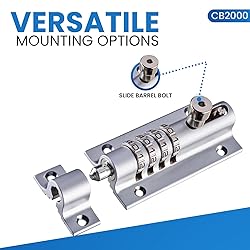 Combi-Bolt CB2000-CHR Sliding Lock Combination