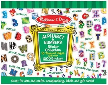 melissa and doug alphabet stickers