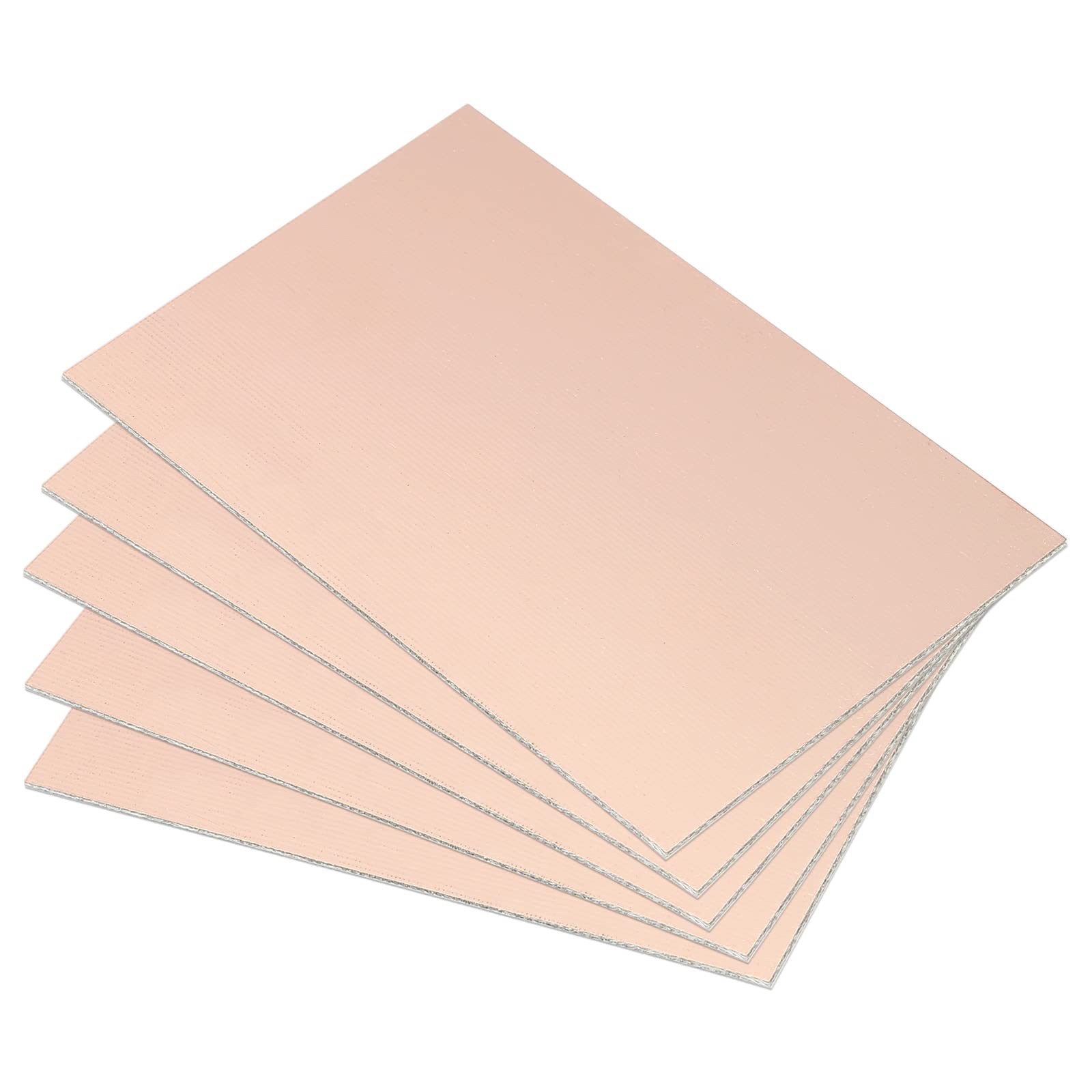 PATIKIL FR4 Double Side Copper Clad, 5 Pack 100 x 70 x 1.2mm PCB Laminate Circuit Board