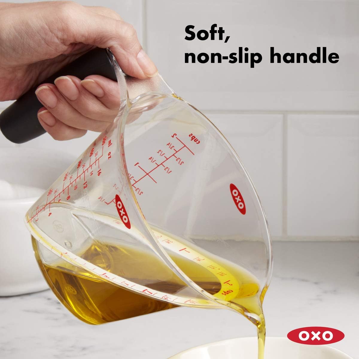 OXO Good Grips 3-Piece Angled Measuring Cup Set: Kitchen & Dining