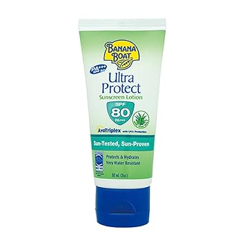 BANANA BOAT Ultra Protect Sunscreen Lotion SPF 80 PA++, 90ml