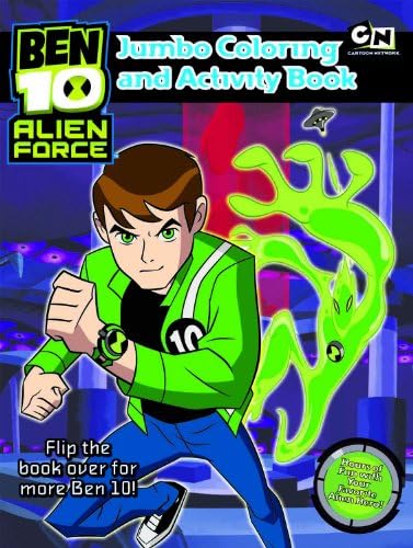Ben 10 Jumbo Coloring and Activity Book Paperback – June 14, 2010