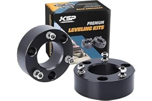 KSP PERFORMANCE KSP 3" Front Leveling Kits for Silverado 1500 2WD/4WD 2007-2026, Sierra 2WD/4WD 2007-2026, 3 Inch Suspension Strut Spacers Lift Kits for Pickup with 6 Lug