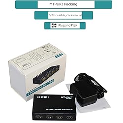MT-ViKI HDMI Splitter 1 in 4 Out, 1x4 Power HDMI