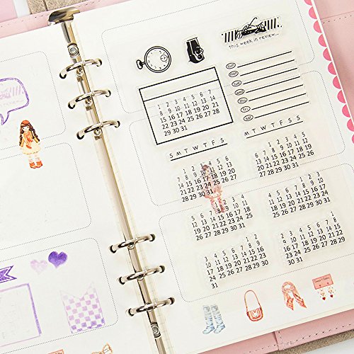 4 COOLOOdirect+Transparent+Scrapbooking+Decoration+Journaling