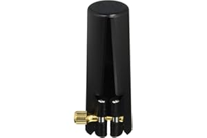 Rovner Ligature & Plastic Cap for Tenor Standard Saxophone - Dark Ligature for Metal Mouthpiece (3ML)