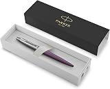 Parker Jotter Ballpoint Pen Victoria Violet Medium Blue Ink Gift Box view 3