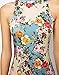 Summer Floral Printed Sleeveless Slim Fit Midi Sheath Tank Sun Dress L