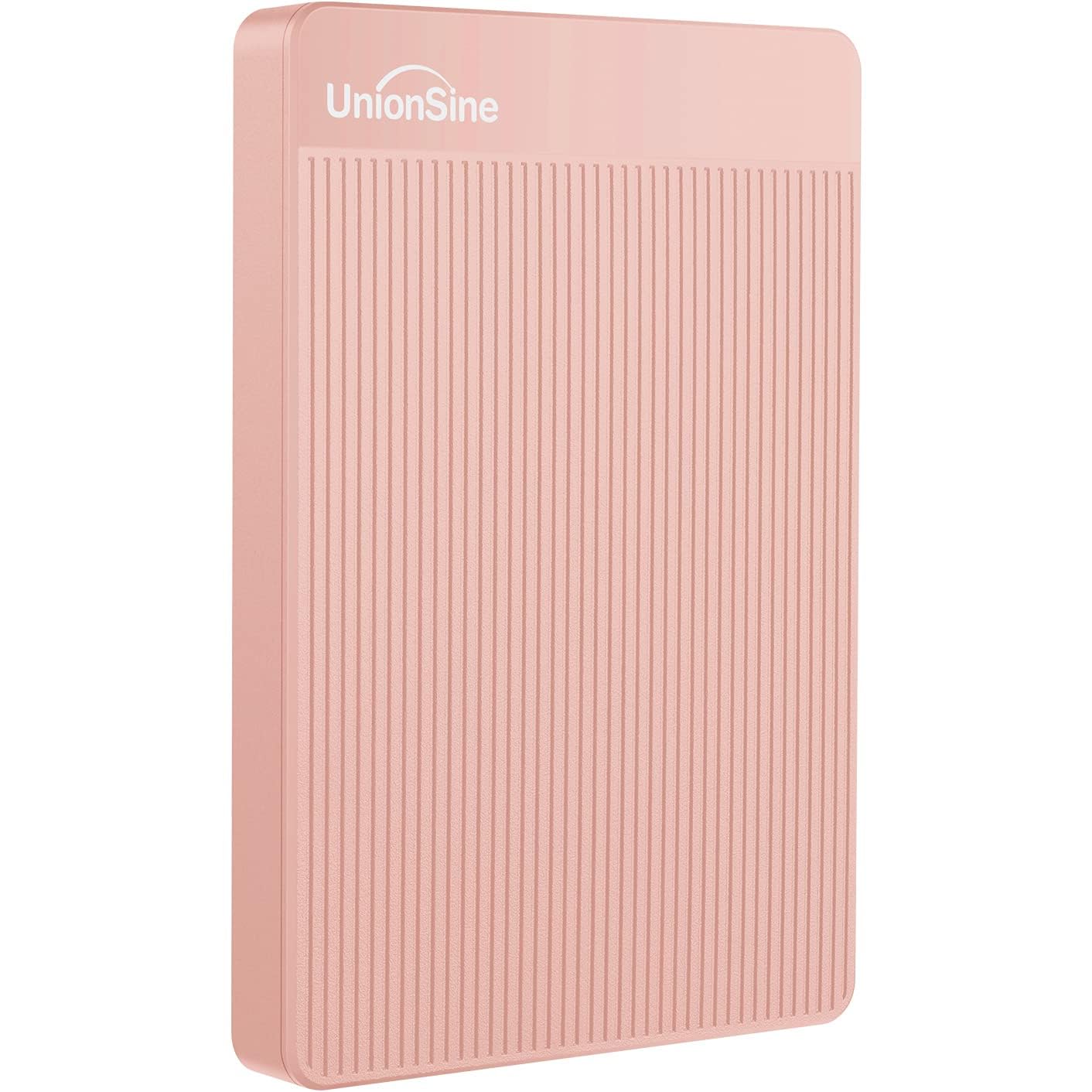 UnionSine External Hard Drive 500GB Ultra Slim Portable Hard Drive USB 3.0 HDD Storage Compatible for PC,Mac, Laptop, Xbox, Xbox one, PS4(Pink) HD2510
