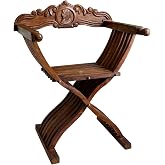 NauticalMart Antique Medieval Renaissance SAVONAROLA Folding X Chair
