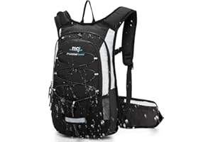 MUBASEL GEAR 15L Insulated Hydration Backpack Pack with 2L Water Bladder Lightweight Hiking Backpack Bag for Women Men Daypack for Hiking Running Festival Camping Biking