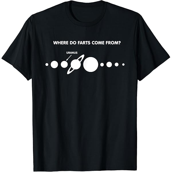 Amazon.com: Uranus Is A Gas Giant, Funny Astronomy Fact, Farter