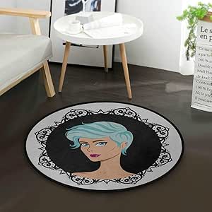 JGYJF Alfombra Moderna Dormitorio Chica de Pelo Corto Alfombra