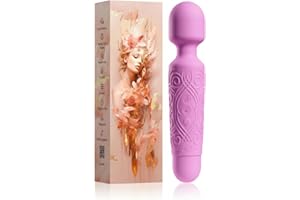 LuLu Vibrator Wand for Women - Quiet Personal Massager with Multiple Speeds - Rechargeable Wand Vibrator for G Spot Stimulati