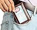 IDEAWIN Bifold RFID Blocking Card Wallet Card Holder ID Window Front Pocket Wallet