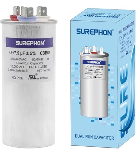 Air Conditioner Compressor Capacitor 80 UF 370VAC Motor Run Capacitor ...