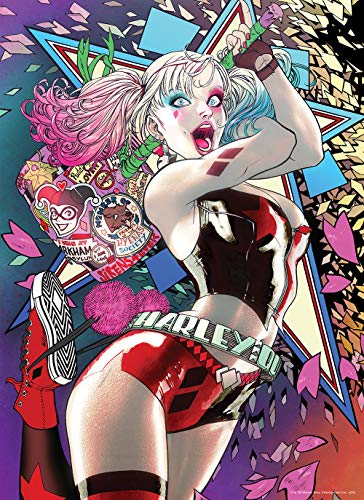 USAopoly USOPZ010533 DC Comics Super Heroes Harley Quinn Die Laughing 1,000 Piece Puzzle – Bild 4