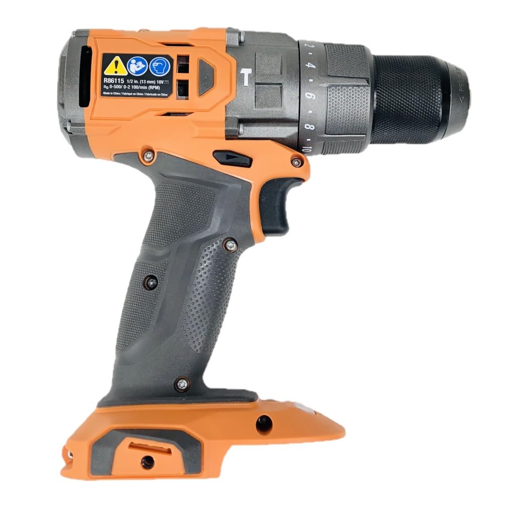 RIDGID 18V Brushless Cordless 1/2 in. Hammer Drill/Driver R86115 (Tool Only) Bulk Packaged