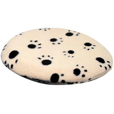 Pet Supply Imports-SnuggleSafe Heatpad Cover, Tan with Black Paw Print