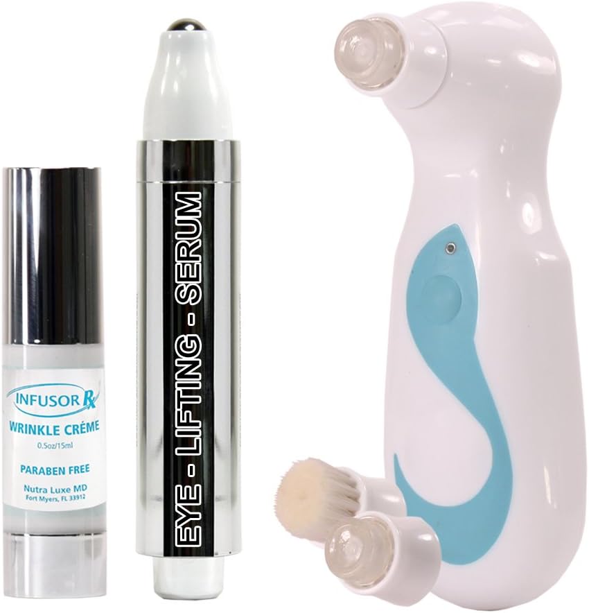 Nutra Sonic INFUSOR Anti Wrinkle Treatment System (3 Attachments)