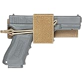 FOX OUTDOOR PRODUCTS Universal Hook & Loop Concealed in Bag or Pack Carry Pistol Holster with Wrap Around Design & Elasticized Cord Safety Break