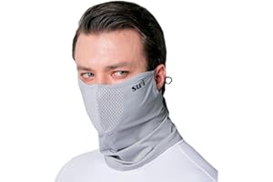 SUIGOLF KOREA (Type B) UV Sun Protection Balaclava Half Face Mask - For Golf, Hiking, Running, Cycling & Outdoor Sports