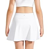 Stelle Girls Tennis Skirts with Pockets Athletic Skorts Inner Shorts High Waisted Sports Golf Running Skirt