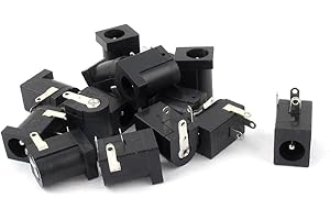uxcell 15PCS DC Power Jack Socket 2.1mm x 5.5mm PCB Mount DC-005