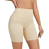 JTJFIT Women High-Waisted Slip Shorts for Under Dresses Seamless Short Boyshorts Smooth Panties Anti Chafing Underdress