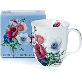 McIntosh Botanical Flowers Anemone Fine Bone China Java Mug