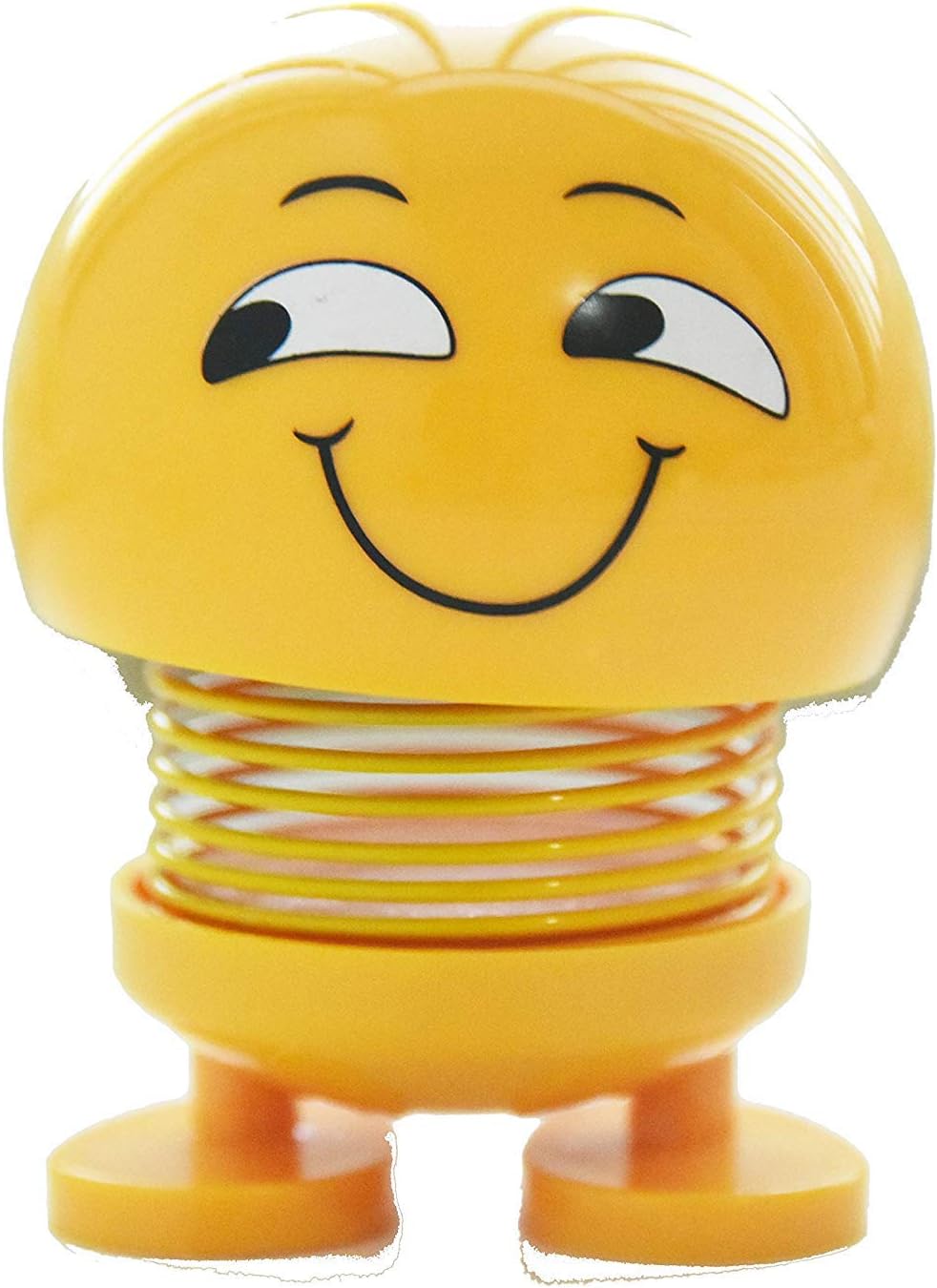 Spring Dancing Emoji Dolls || Emotion Figures Funny Smile Face Spring Dolls Car Decoration for Car Interior Dashboard Expression (1 Piece)