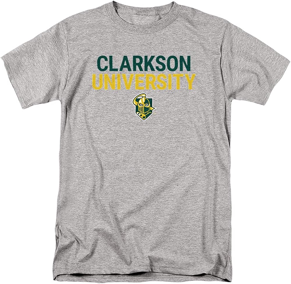 Clarkson University Official Stacked Unisex Adult T Shirt