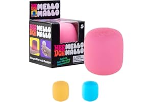 Schylling NeeDoh Mello Mallo - Sensory Toy with a Satisfying Dough Filling - Changes Color in The Sun - Ages 3 and Up - Color May Vary; One Per Pack