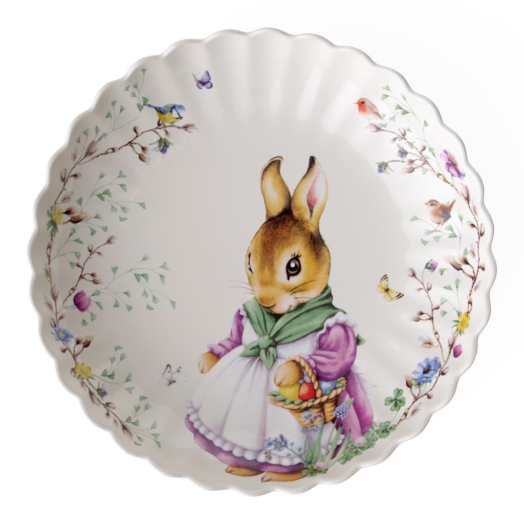 Villeroy & Boch Spring Fantasy Large Emma, Bowl for Sweets, Premium Porcelain, 30 x 6 cm, 30 x 6 cm