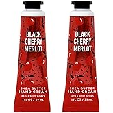 Bath & Body Works Black Cherry Merlot 2 Piece Hand Cream - 1 fl oz / 29 mL each