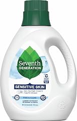 Seventh Generation Liquid Laundry Detergent, Free & Clear, 60 Loads, USDA Certified 97% Biobased, 90 Fl Oz