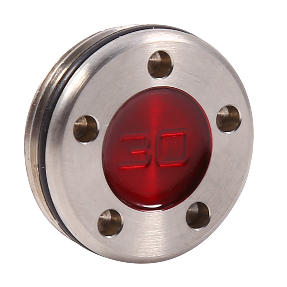 Akozon 2pcs Red Putter Weight Set with Wrench and Screws (30g) for Putter Replacement (Fixed Square)